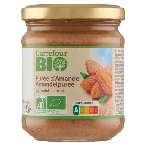 How much fat is in beurre. d'amandes - calories, carbs, nutrition