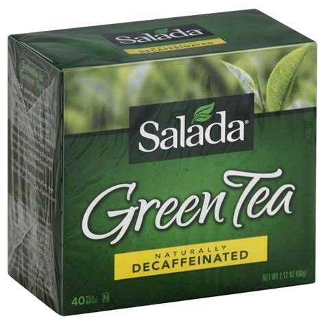 How much fat is in beverages, green tea, salada brewed from bags - calories, carbs, nutrition