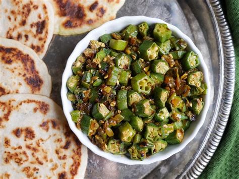 How much fat is in bhindi masala - crispy okra - calories, carbs, nutrition