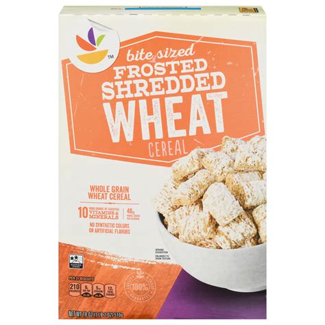 How much fat is in bite size frosted shredded wheat - calories, carbs, nutrition