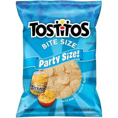 How much fat is in bite size tortilla chips - calories, carbs, nutrition