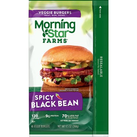 How much fat is in black bean burger - calories, carbs, nutrition