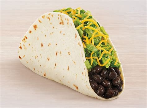 How much fat is in black bean soft taco - calories, carbs, nutrition