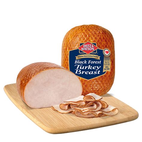 How much fat is in black forest breast of turkey - calories, carbs, nutrition