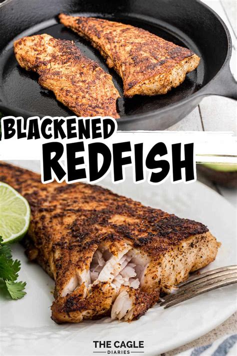 How much fat is in blackened redfish - calories, carbs, nutrition