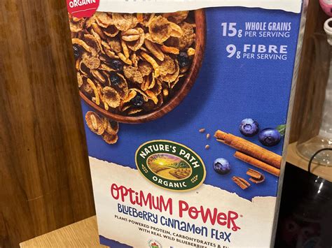 How much fat is in blueberry cinnamon flax - calories, carbs, nutrition