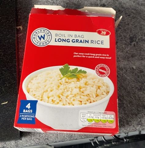 How much fat is in boil in bag long grain rice - calories, carbs, nutrition