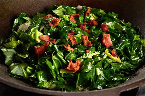 How much fat is in braised collard greens - calories, carbs, nutrition