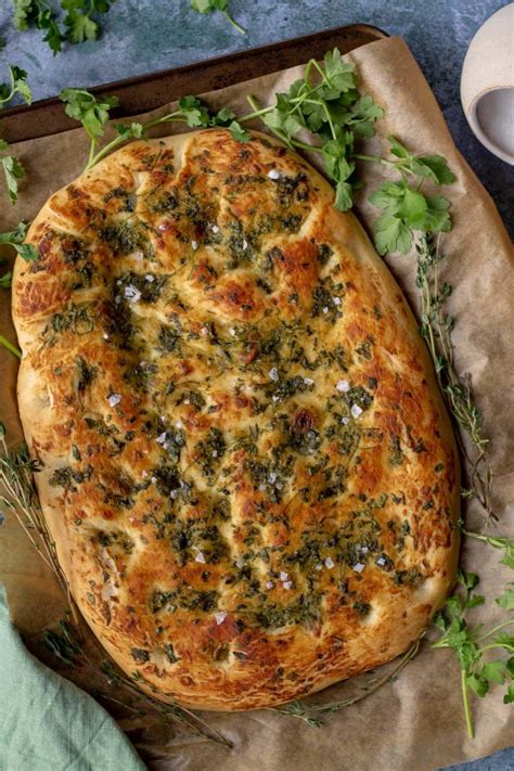 How much fat is in bread focaccia herb hsp slc=4x6 - calories, carbs, nutrition