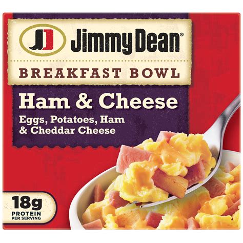 How much fat is in breakfast bowl- ham - calories, carbs, nutrition