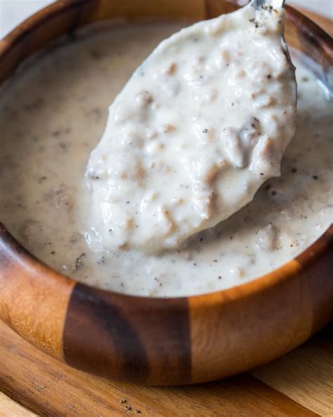 How much fat is in breakfast gravy - calories, carbs, nutrition