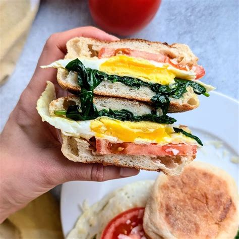 How much fat is in breakfast power sandwich - calories, carbs, nutrition