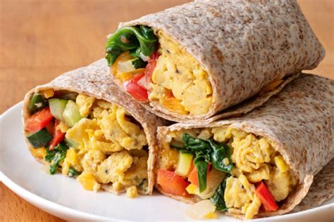 How much fat is in breakfast wrap - calories, carbs, nutrition