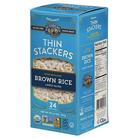 How much fat is in brown-rice crackers - calories, carbs, nutrition