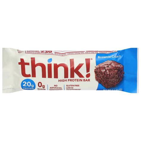 How much fat is in brownie crunch high protein bar - calories, carbs, nutrition