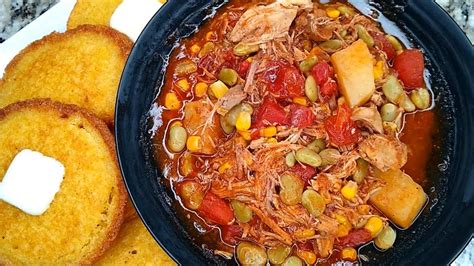 How much fat is in brunswick stew with cornbread (600hs) - calories, carbs, nutrition