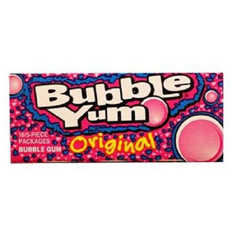 How much fat is in bubble yum bubble gum - original - calories, carbs, nutrition