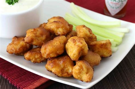 How much fat is in buffalo popcorn chicken - calories, carbs, nutrition