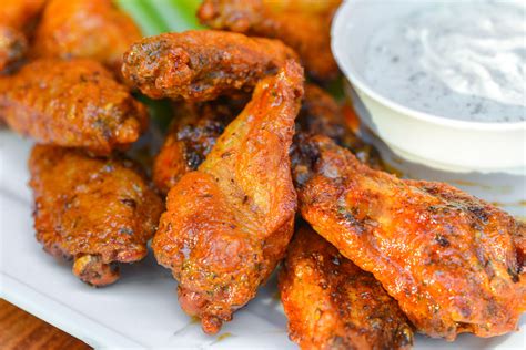 How much fat is in buffalo wings with ranch - calories, carbs, nutrition