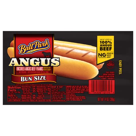 How much fat is in bun size beef franks - calories, carbs, nutrition