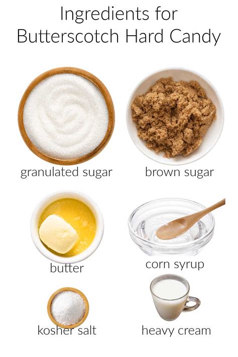 How much fat is in butterscotch - calories, carbs, nutrition