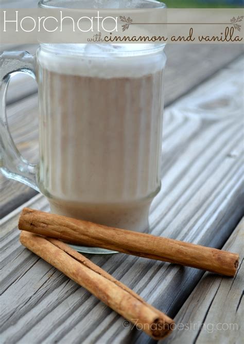 How much fat is in cafe horchata with vanilla and cinnamon - calories, carbs, nutrition