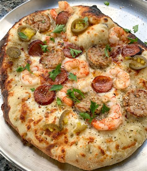 How much fat is in cajun pizza 1 - calories, carbs, nutrition