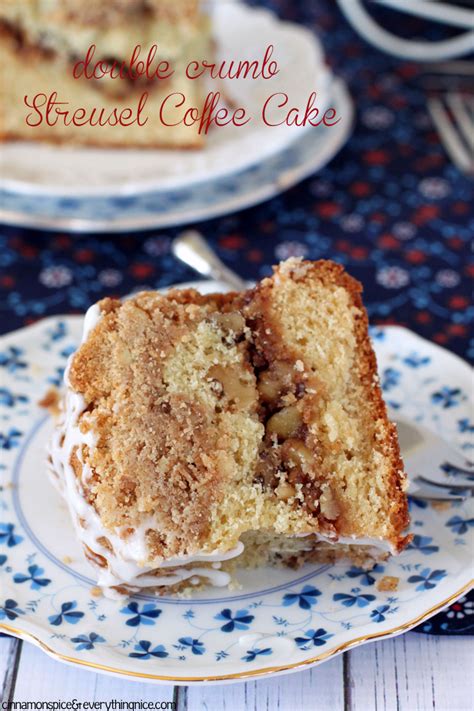 How much fat is in cake, streusel coffee (bostwick) - calories, carbs, nutrition