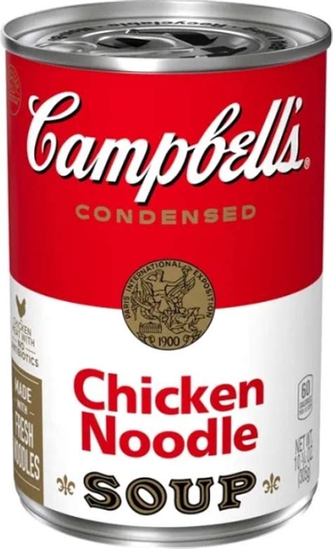 How much fat is in campbell's red and white, creamy chicken noodle soup, condensed - calories, carbs, nutrition