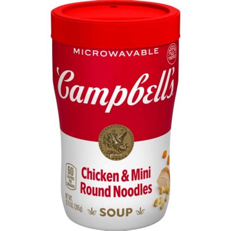 How much fat is in campbell's soup on the go, chicken with mini noodles soup - calories, carbs, nutrition