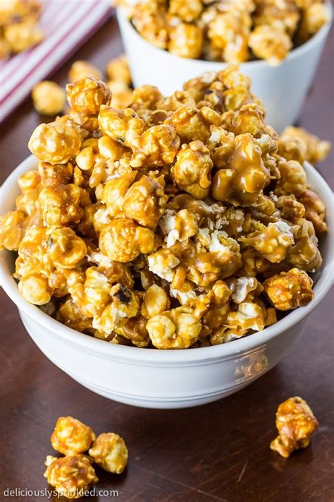 How much fat is in caramel corn - calories, carbs, nutrition