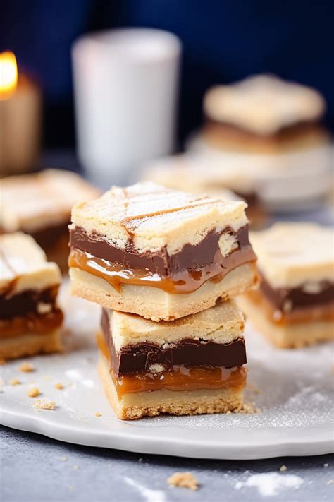 How much fat is in caramel shortbread - calories, carbs, nutrition