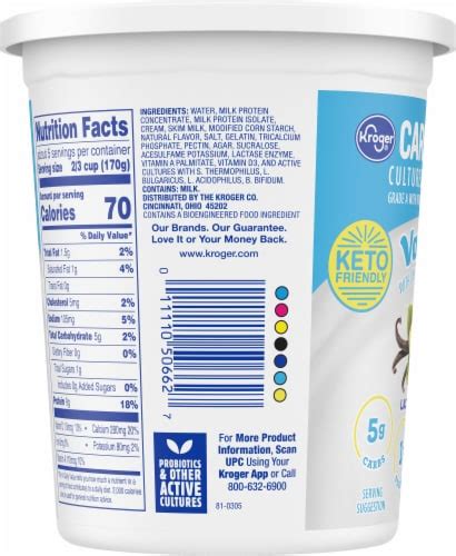 How much fat is in carb master yogurt - calories, carbs, nutrition