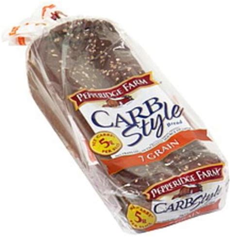 How much fat is in carb style - 7 grain bread - calories, carbs, nutrition