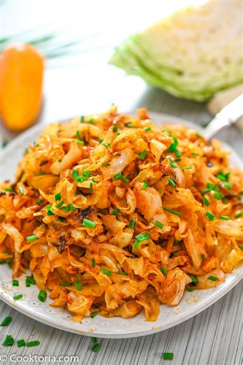 How much fat is in caribbean baked cabbage - calories, carbs, nutrition