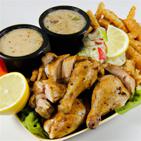 How much fat is in caribbean chicken combo - calories, carbs, nutrition