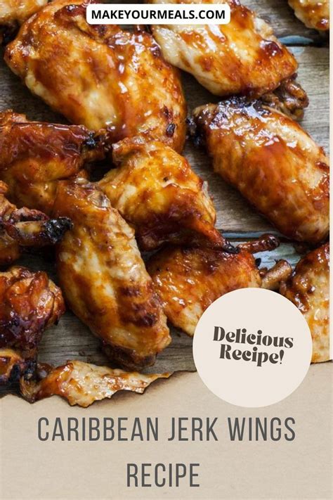 How much fat is in caribbean jerk chicken wings - calories, carbs, nutrition