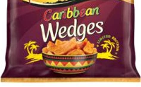 How much fat is in caribbean wedges - calories, carbs, nutrition