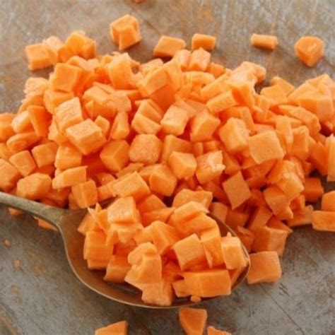 How much fat is in carrots simply roasted diced 1