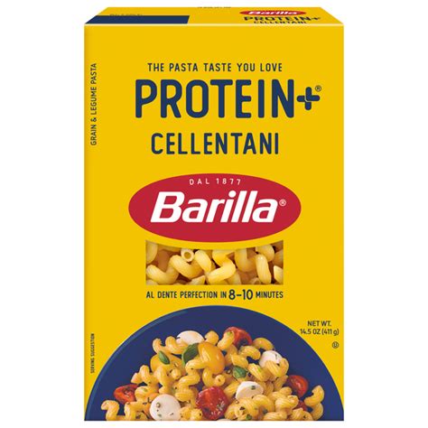 How much fat is in cellentani pasta - calories, carbs, nutrition