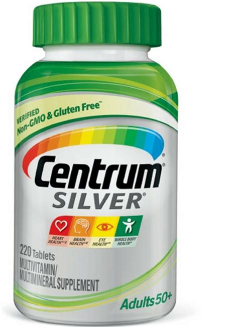 How much fat is in centrum silver - calories, carbs, nutrition