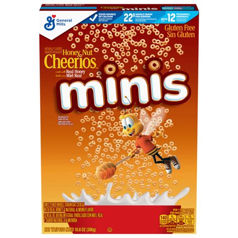 How much fat is in cereal, cheerios honey nut, general mills - calories, carbs, nutrition