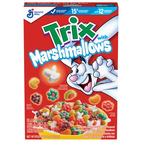 How much fat is in cereal, trix, general mills - calories, carbs, nutrition