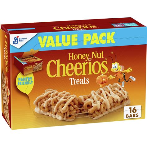 How much fat is in cereal bar honey nut - calories, carbs, nutrition