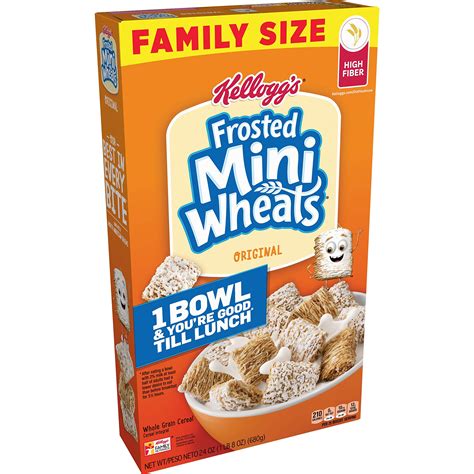 How much fat is in cereal frosted mini wheats ind - calories, carbs, nutrition