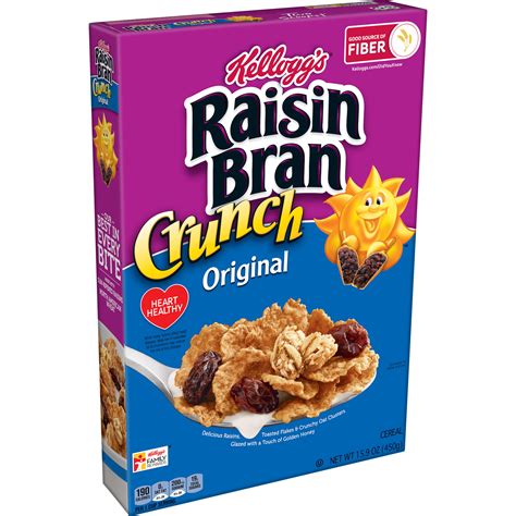 How much fat is in cereal raisin bran crunch bulk 1 cup - calories, carbs, nutrition