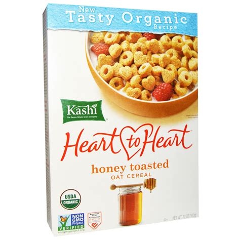 How much fat is in cereals ready-to-eat, kashi heart to heart, honey toasted oat - calories, carbs, nutrition