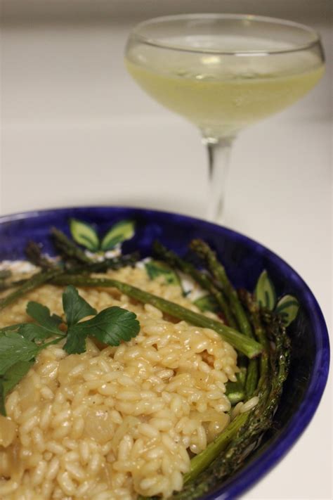 How much fat is in champagne and asparagus risotto - calories, carbs, nutrition