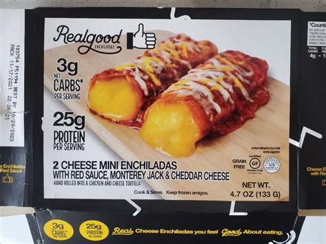 How much fat is in cheese enchiladas - calories, carbs, nutrition