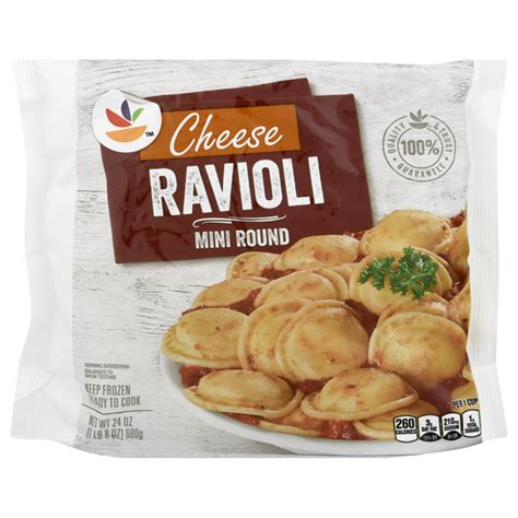 How much fat is in cheese ravioli - mini rounds - calories, carbs, nutrition